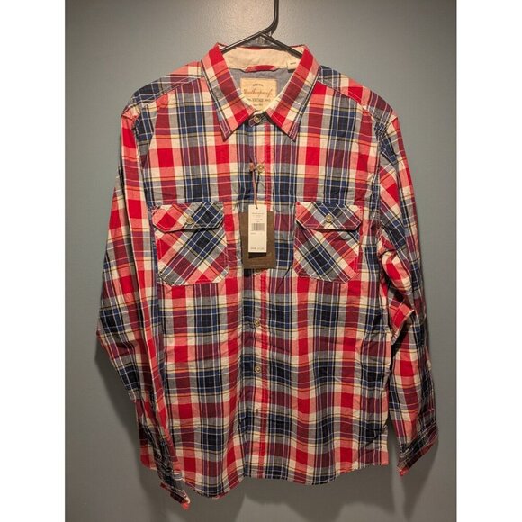 Weatherproof Vintage Men's Burnout Flannel Shirt $79 # 5D 1711 NEW Large - Picture 1 of 9